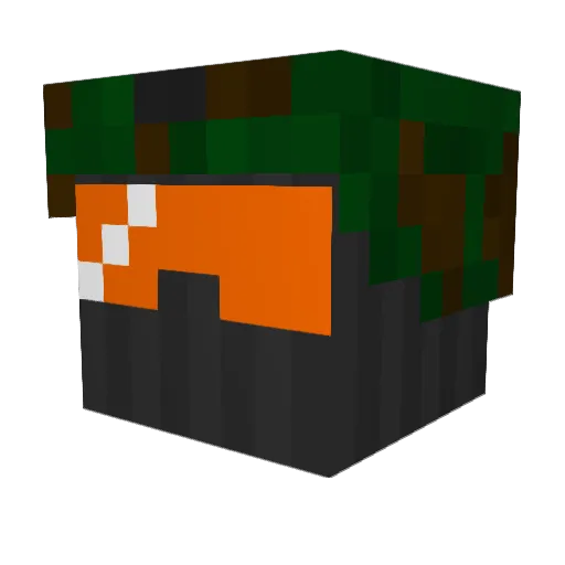 luke666bad Minecraft avatar head, 3D render