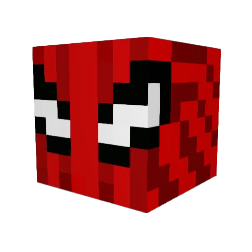 lukeN03 Minecraft avatar head, 3D render