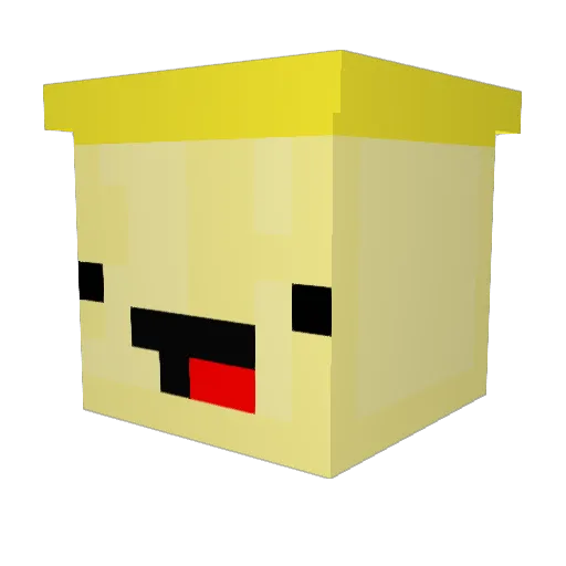 luke_larry Minecraft avatar head, 3D render