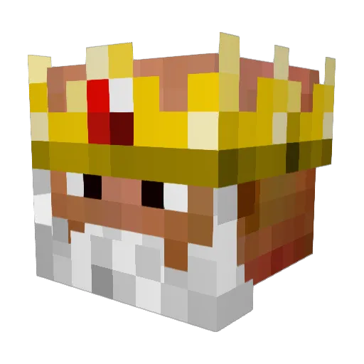 lukeaxx Minecraft avatar head, 3D render