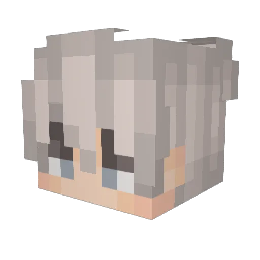 lukebb200 Minecraft avatar head, 3D render