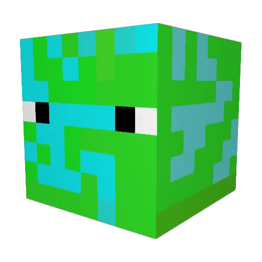 lukecopeland Minecraft avatar head, 3D render