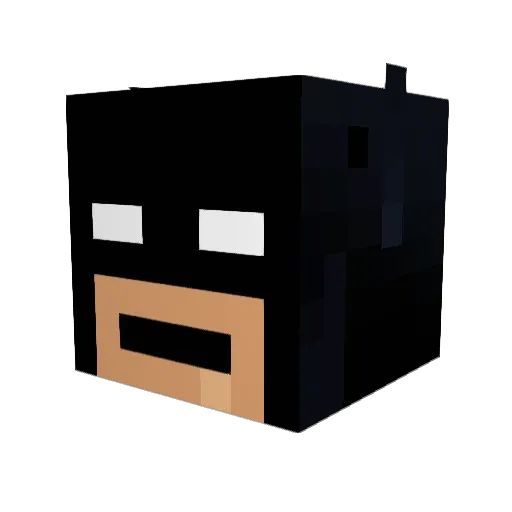 lukehdgamer Minecraft avatar head, 3D render