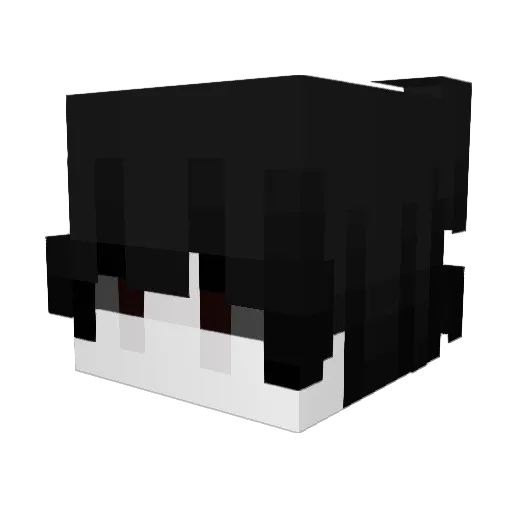 lukekushes Minecraft avatar head, 3D render