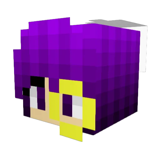 lukem14 Minecraft avatar head, 3D render