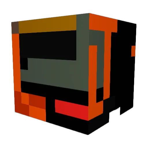 lukemaltron Minecraft avatar head, 3D render