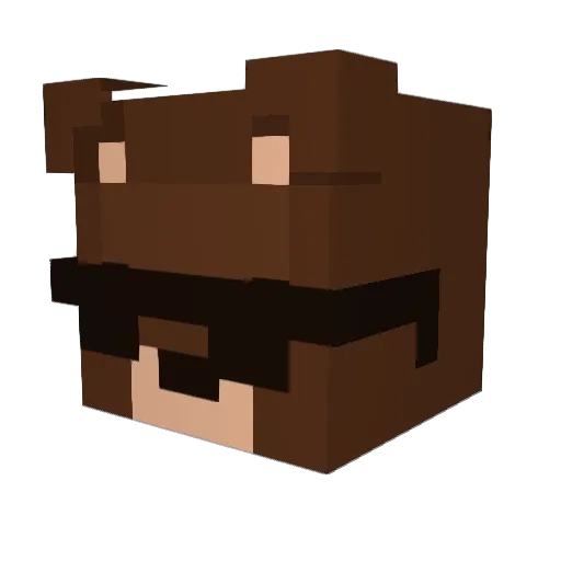 lukestarman7 Minecraft avatar head, 3D render