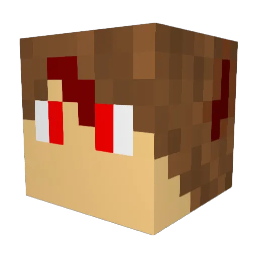 lukesun6514 Minecraft avatar head, 3D render