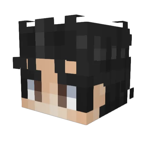 lukethegame36 Minecraft avatar head, 3D render