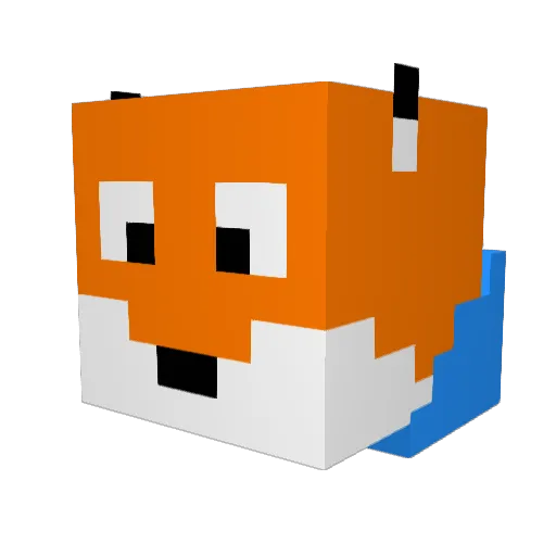 lukey1231 Minecraft avatar head, 3D render