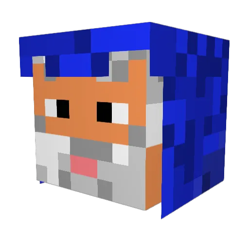 lukeyay345 Minecraft avatar head, 3D render