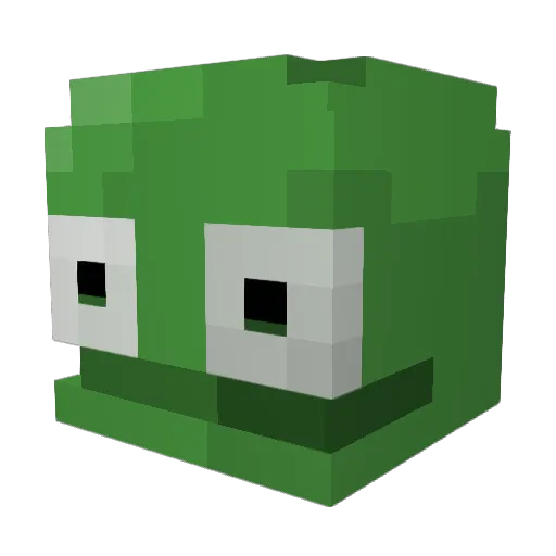 lukeybucks Minecraft avatar head, 3D render