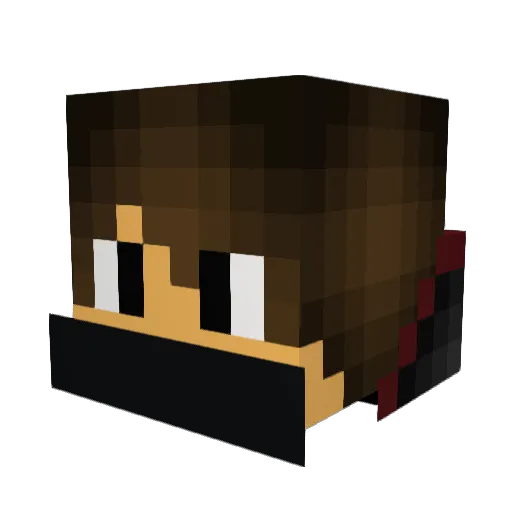 lukeypookey54 Minecraft avatar head, 3D render