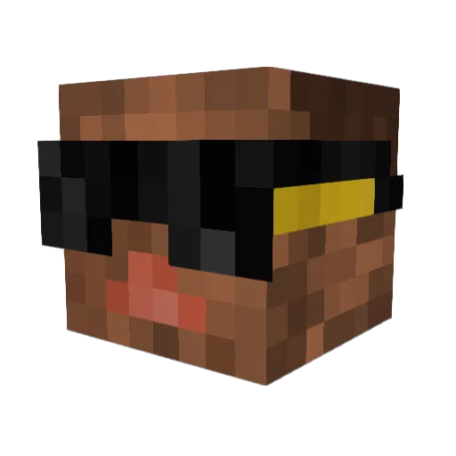 luki_97 Minecraft avatar head, 3D render