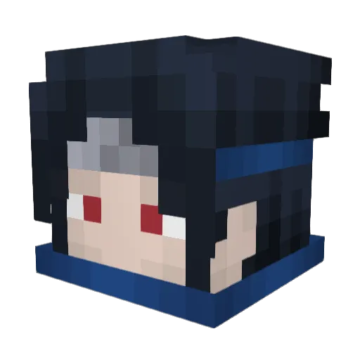 lukienatorpower Minecraft avatar head, 3D render