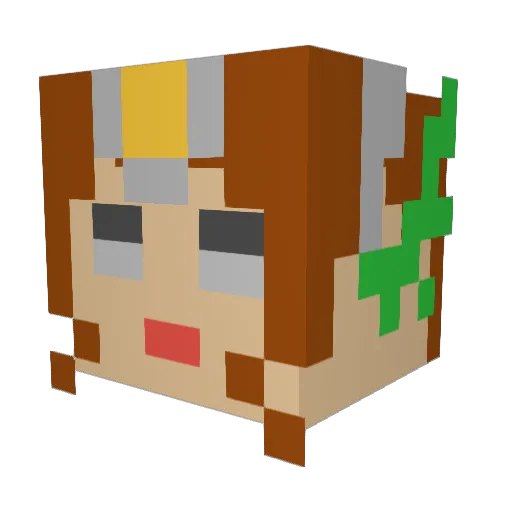 lukinhas_98 Minecraft avatar head, 3D render