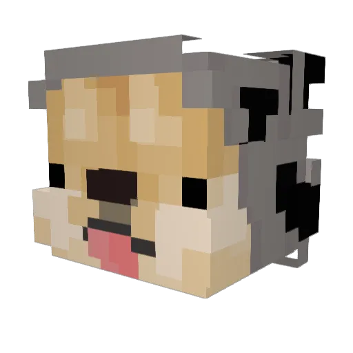 lukino1300 Minecraft avatar head, 3D render