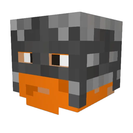 lukiputter28 Minecraft avatar head, 3D render