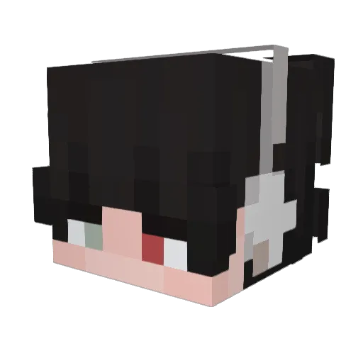 lukitasjr Minecraft avatar head, 3D render