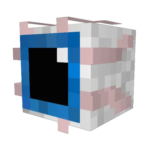 lukjw19 Minecraft avatar head, 3D render