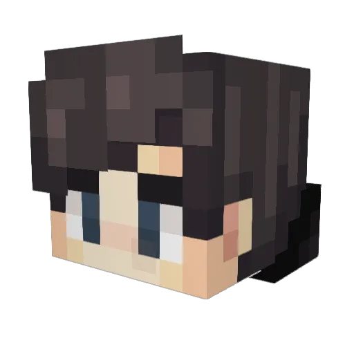 lukkaskjkk Minecraft avatar head, 3D render
