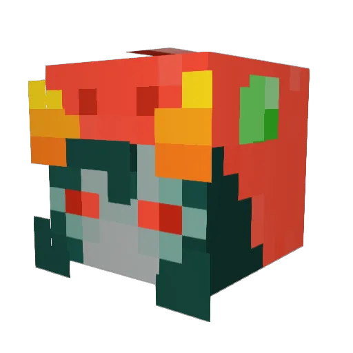 lukky_13 Minecraft avatar head, 3D render