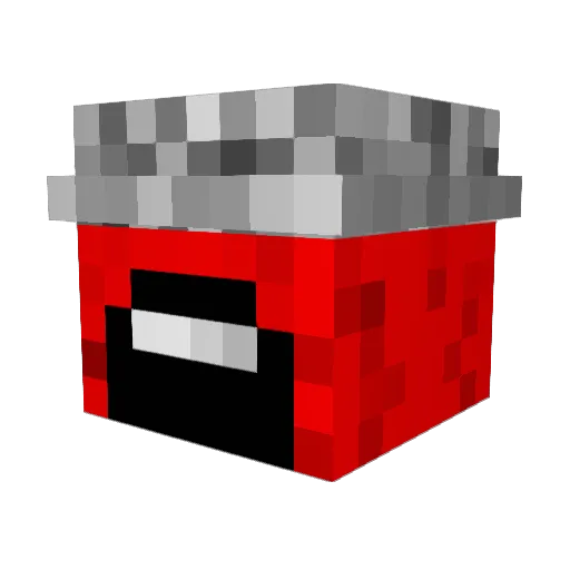 luksinho Minecraft avatar head, 3D render
