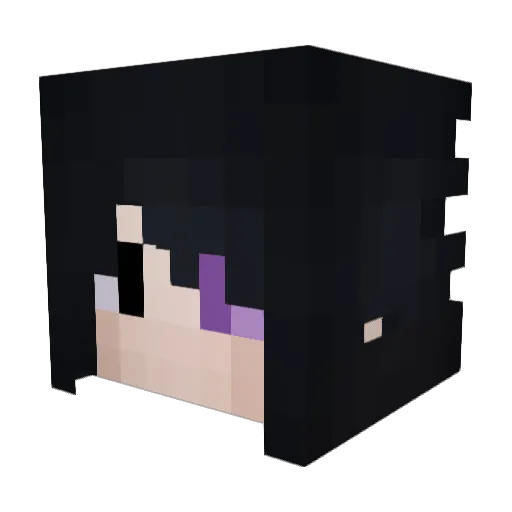lukx Minecraft avatar head, 3D render