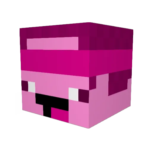 lukyyz Minecraft avatar head, 3D render