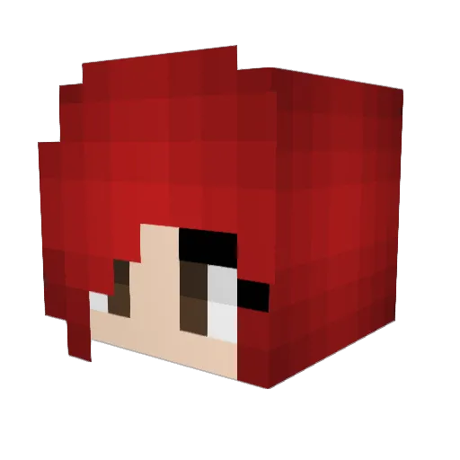 lully2002 Minecraft avatar head, 3D render