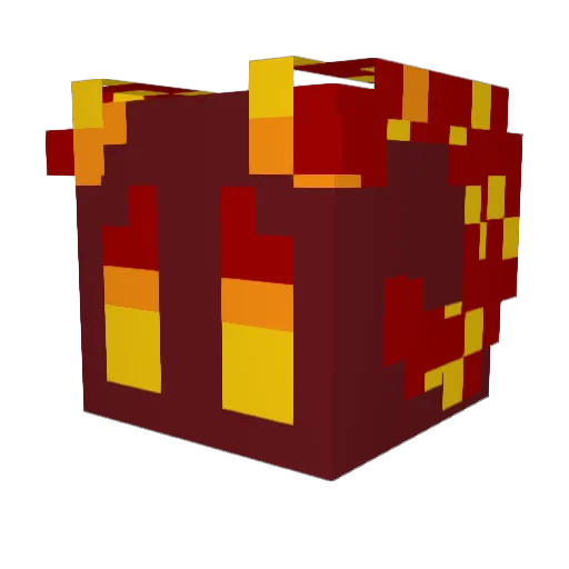 luln Minecraft avatar head, 3D render
