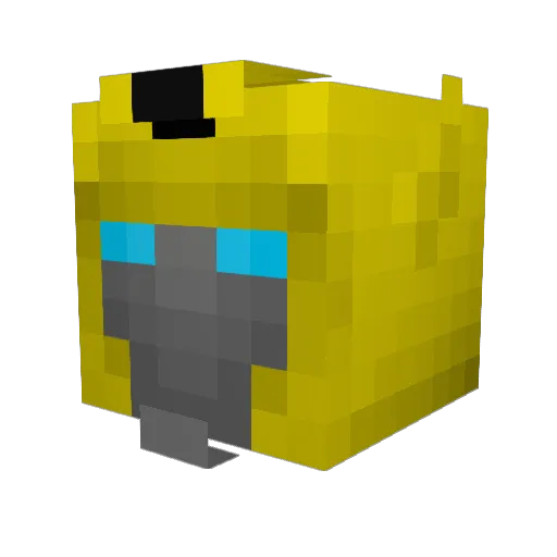 lulofs Minecraft avatar head, 3D render