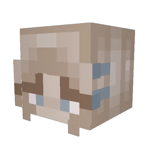 lulu081503 Minecraft avatar head, 3D render