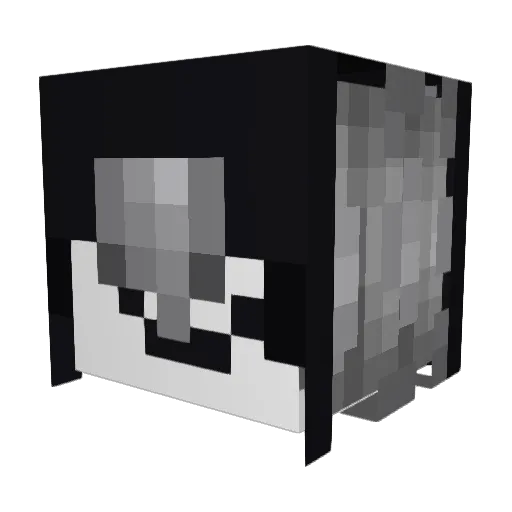 lulu1204 Minecraft avatar head, 3D render