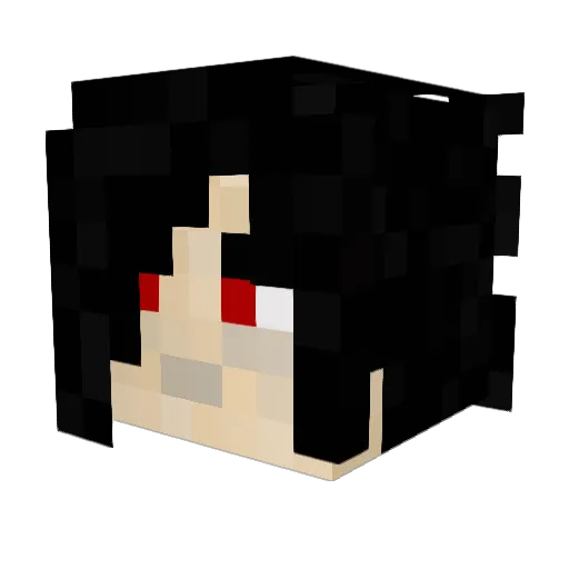 luluhappy3000 Minecraft avatar head, 3D render