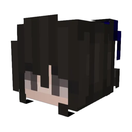 lululine7 Minecraft avatar head, 3D render