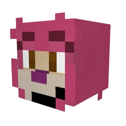 lum1011 Minecraft avatar head, 3D render