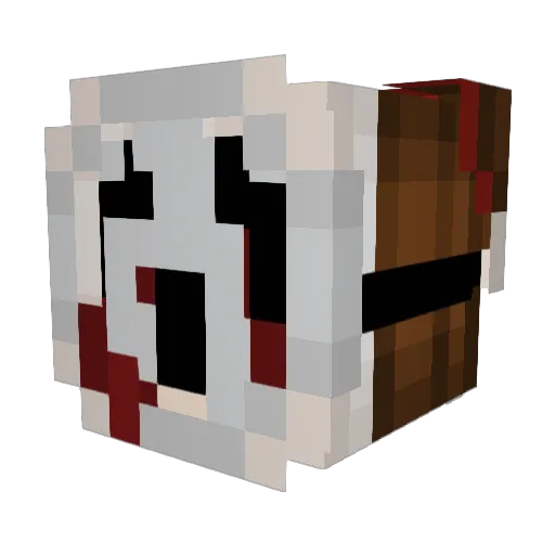 lumicita Minecraft avatar head, 3D render