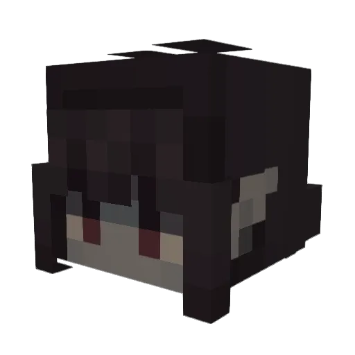 lumiiroll Minecraft avatar head, 3D render