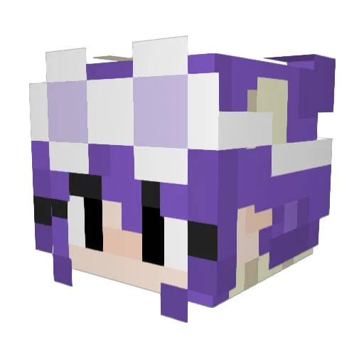 lumilys_ Minecraft avatar head, 3D render