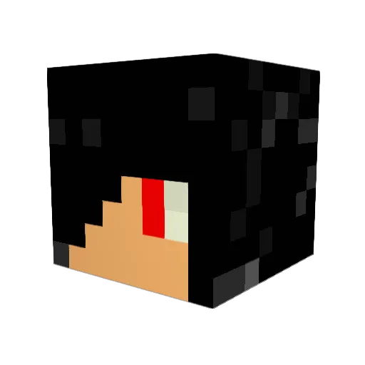 lumimies7 Minecraft avatar head, 3D render