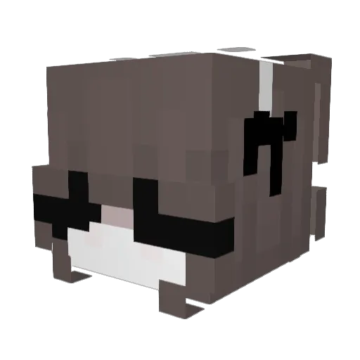 luminarystars Minecraft avatar head, 3D render