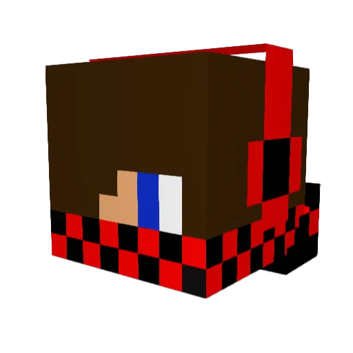 lummers100 Minecraft avatar head, 3D render