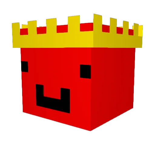 lumo_20 Minecraft avatar head, 3D render