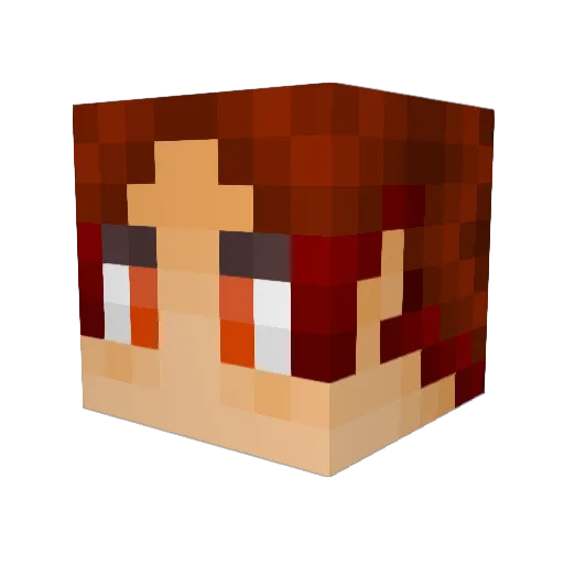 lump900 Minecraft avatar head, 3D render