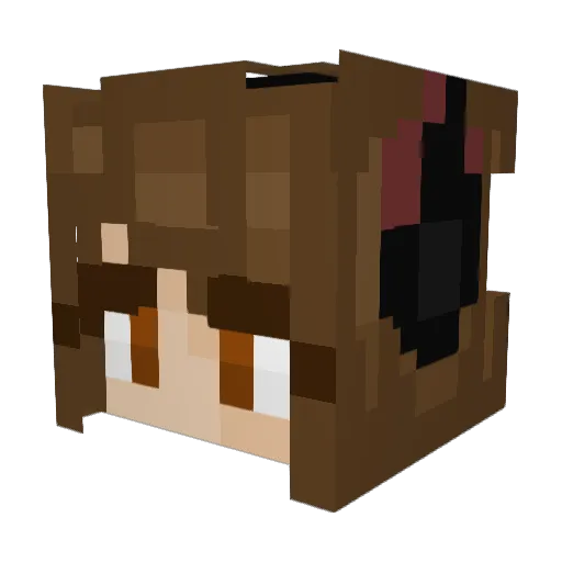 lumyyy Minecraft avatar head, 3D render