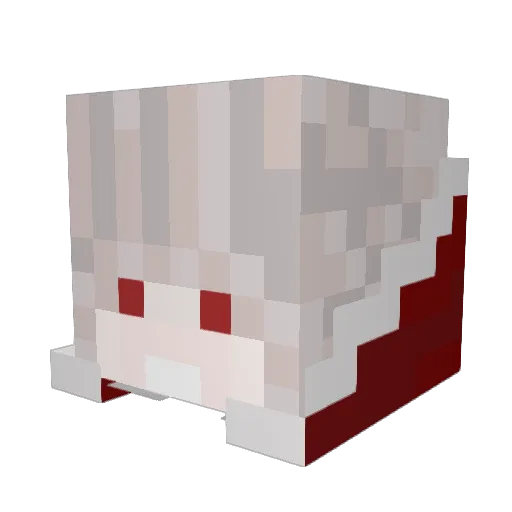 luna526 Minecraft avatar head, 3D render