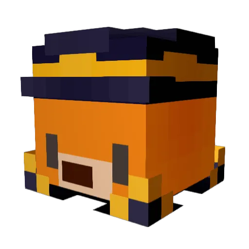 luna_365 Minecraft avatar head, 3D render