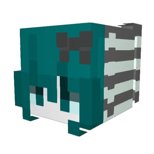 Minecraft-Avatar von lunafoxplay: Kopf als 3D-Render