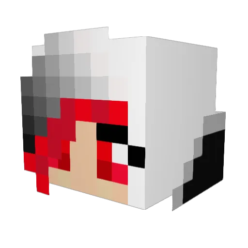 lunagamer15 Minecraft avatar head, 3D render
